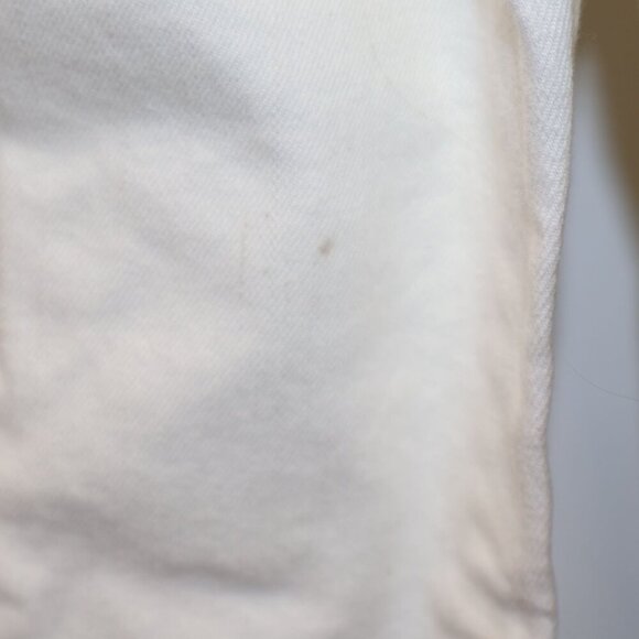 J.Crew Premium Edition White Full Length Slim Wide-Leg Pants Size 30P Cotton Wom - Picture 8 of 13